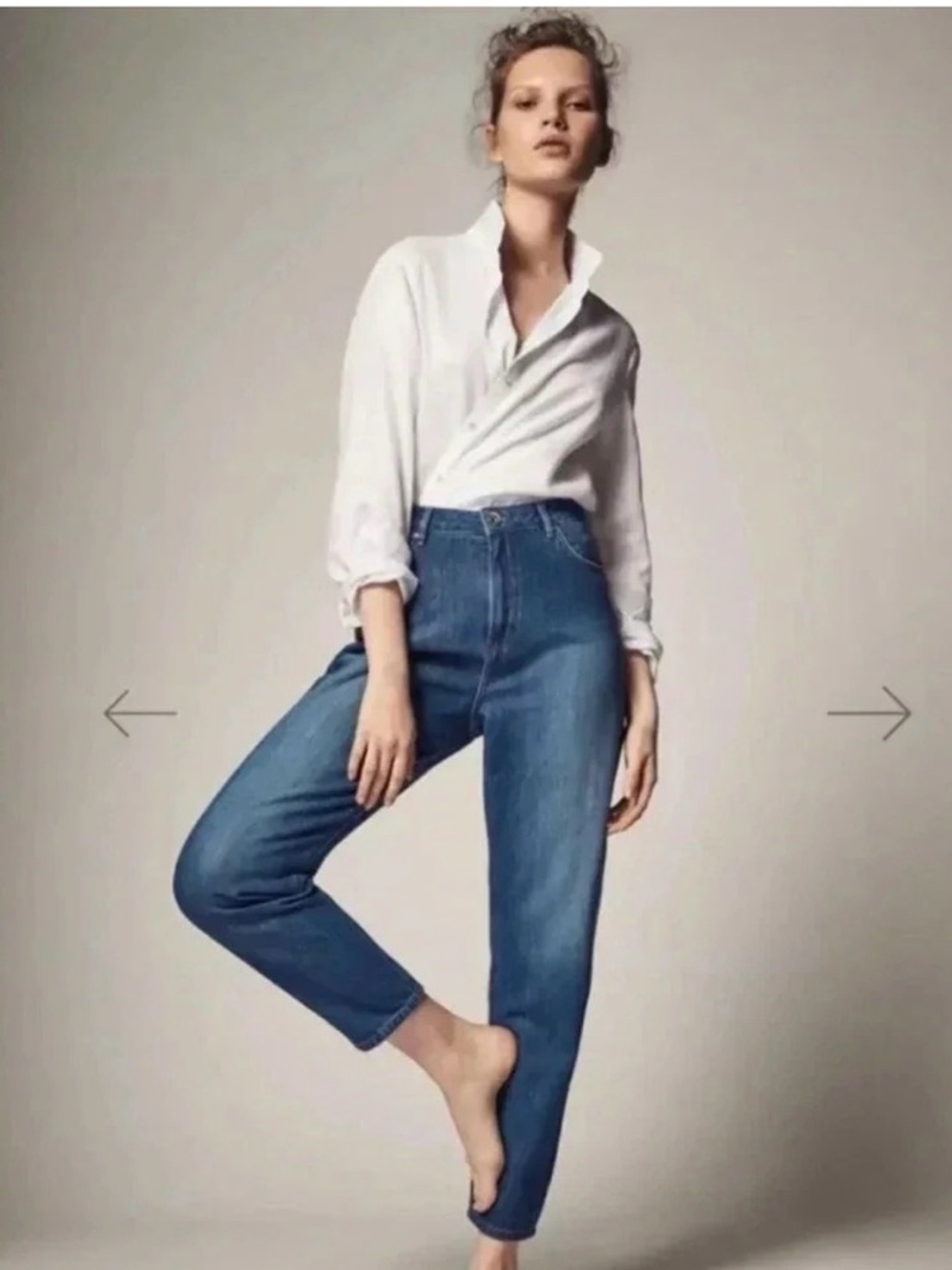 Massimo Dutti High Rise Mom Jeans Size 2 - Picture 1 of 14
